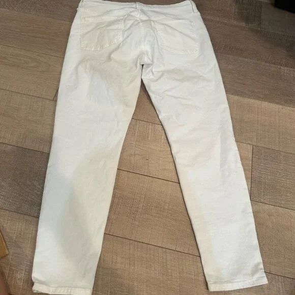 J CREW WOMENS JEANS SIZE 31 8" TOOTHPICK WHITE NEW - Picture 11 of 11